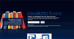 Desktop Screenshot of cavallottolibrerie.it