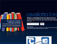 Tablet Screenshot of cavallottolibrerie.it